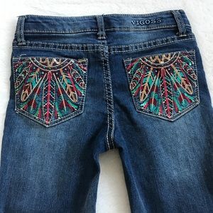 NEOT Vigoss Girls Jeans with Beaded Pockets